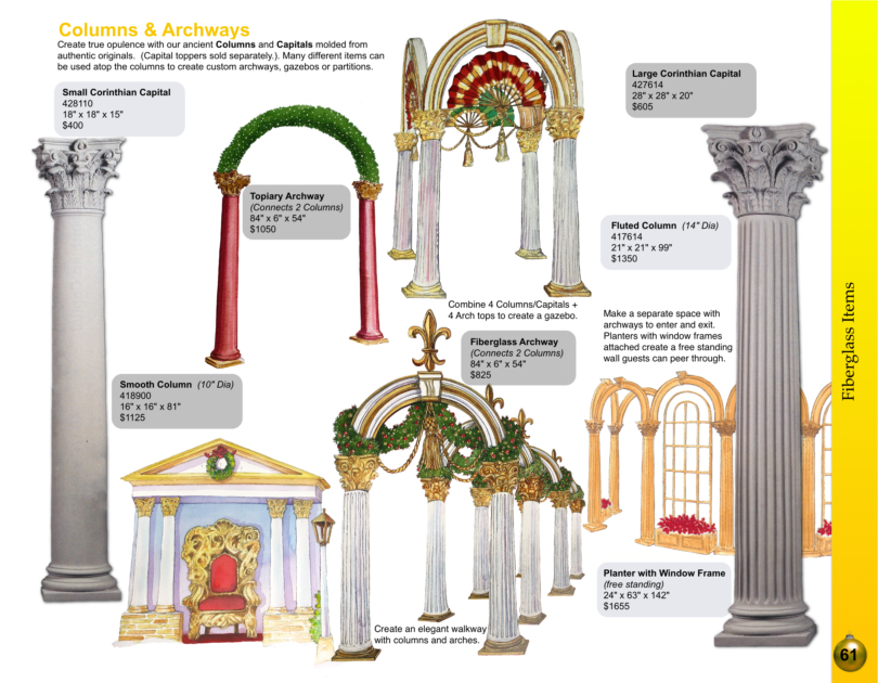 Architectural Elements catalog page