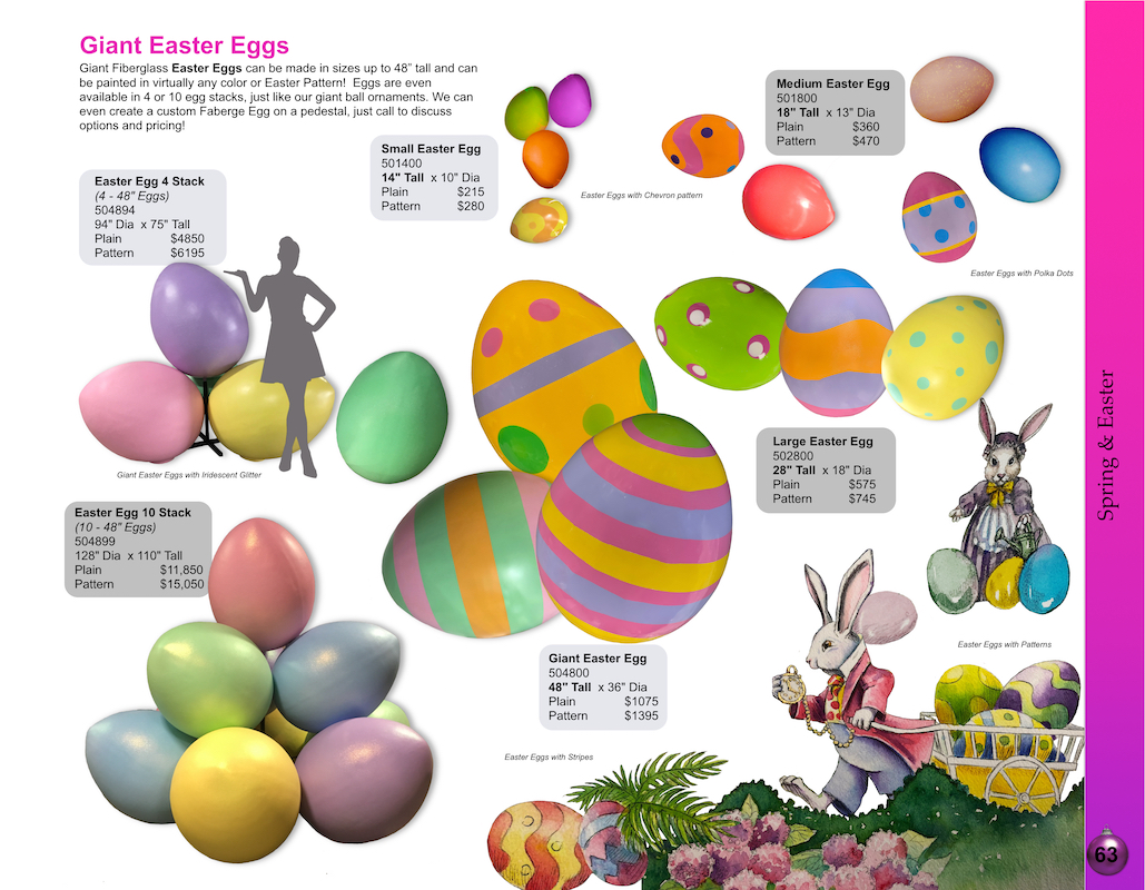 Easter egg Stacks catalog page