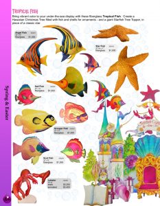 Barrango Catalog page 64 fiberglass tropical fish