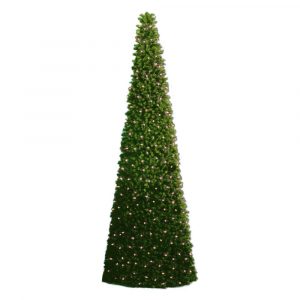 8 foot tall Sierra Pine topiary style cone tree