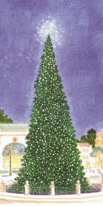 artwork for giant feature Christmas tree with starburst