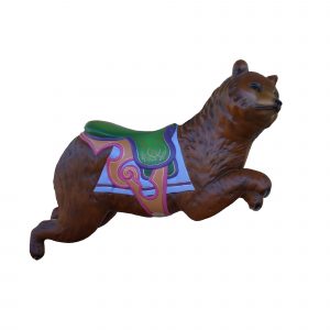 CB307 - Brown bear carousel animal