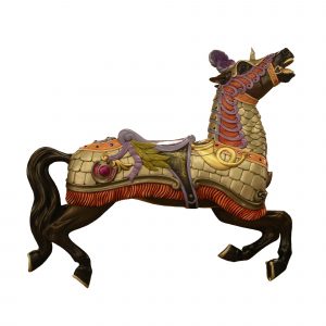 CB318 - Carmel - Armored Horse (Head Up)