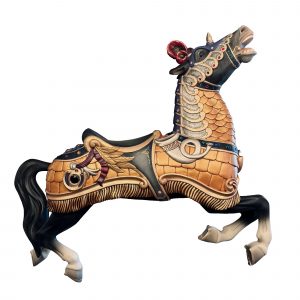 Armored Horse by Carmel - head up