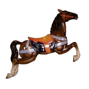 CB412 - Dentzel Wood Grain Pony carousel horse