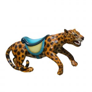 CB706 - carousel leopard animal