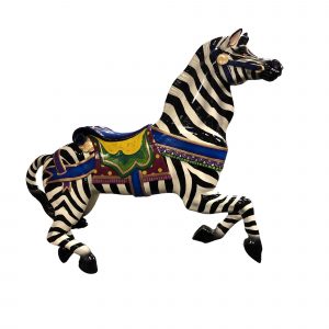 CB709- ZEBRA CAROUSEL ANIMAL