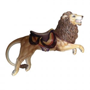 CB710 - jumping LION carousel animal
