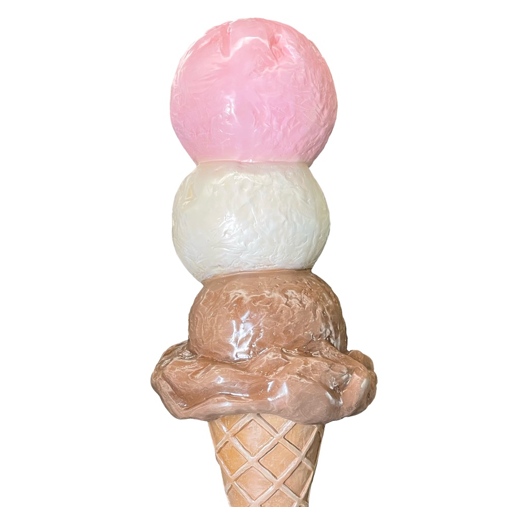extra scoops of ice cream for cone