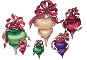 artwork of giant Barrango finials