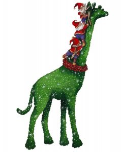 giant 25 foot tall adult giraffe topiary animal