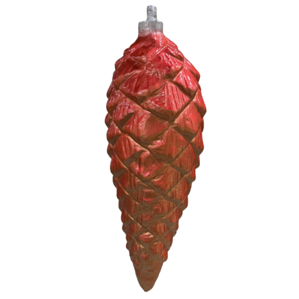 painted pine cone ornament old world ornaments